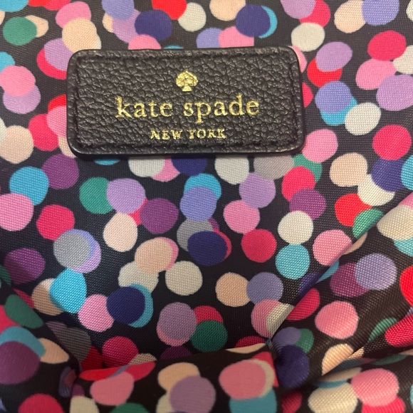 Kate Spade On Purpose Dance Party Dot Large Nylon Wristlet Clutch w Bow Rare - Picture 10 of 16